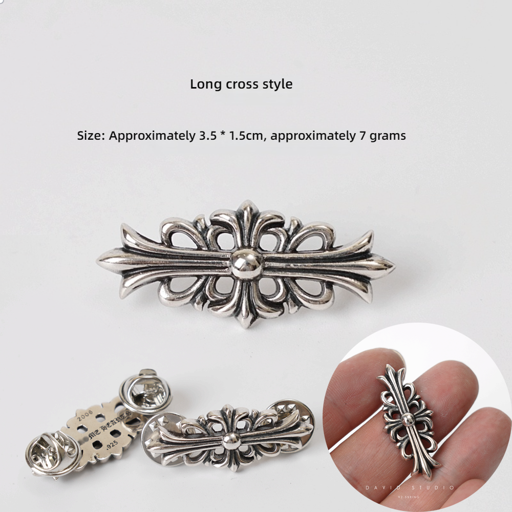 Chrome Hearts Cross Ring - Gothic 925 Sterling Silver Jewelry | David Studio