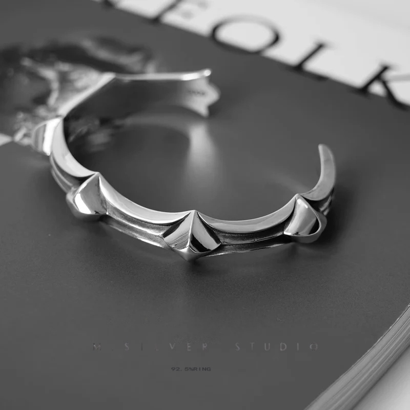 Chrome Hearts Cross Ring - Gothic 925 Sterling Silver Jewelry | David Studio