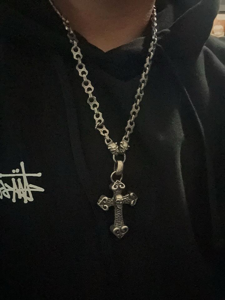 Chrome Hearts Cross Ring - Gothic 925 Sterling Silver Jewelry | David Studio