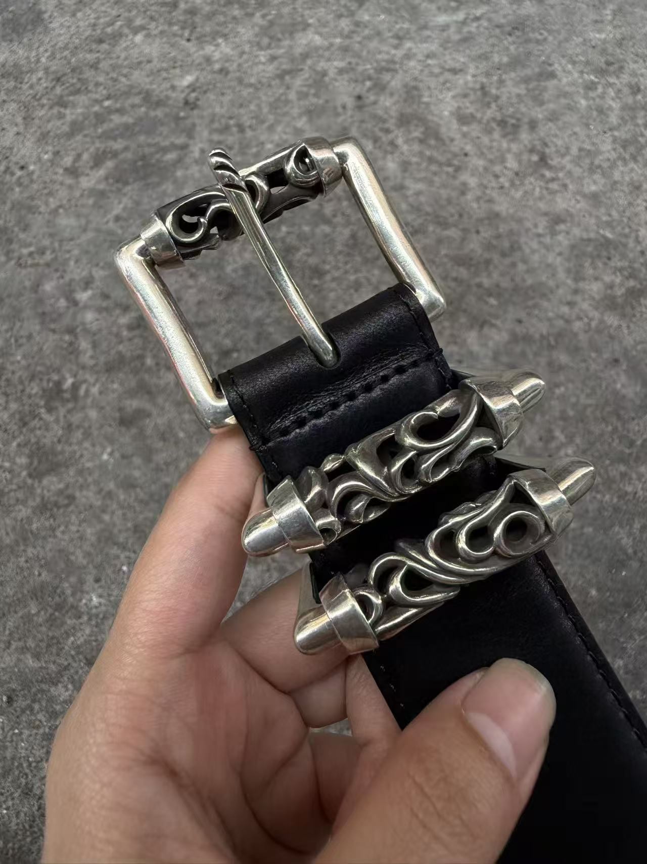 Chrome Hearts Cross Ring - Gothic 925 Sterling Silver Jewelry | David Studio