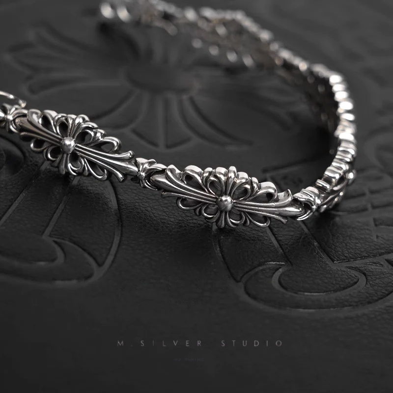 Chrome Hearts Cross Ring - Gothic 925 Sterling Silver Jewelry | David Studio