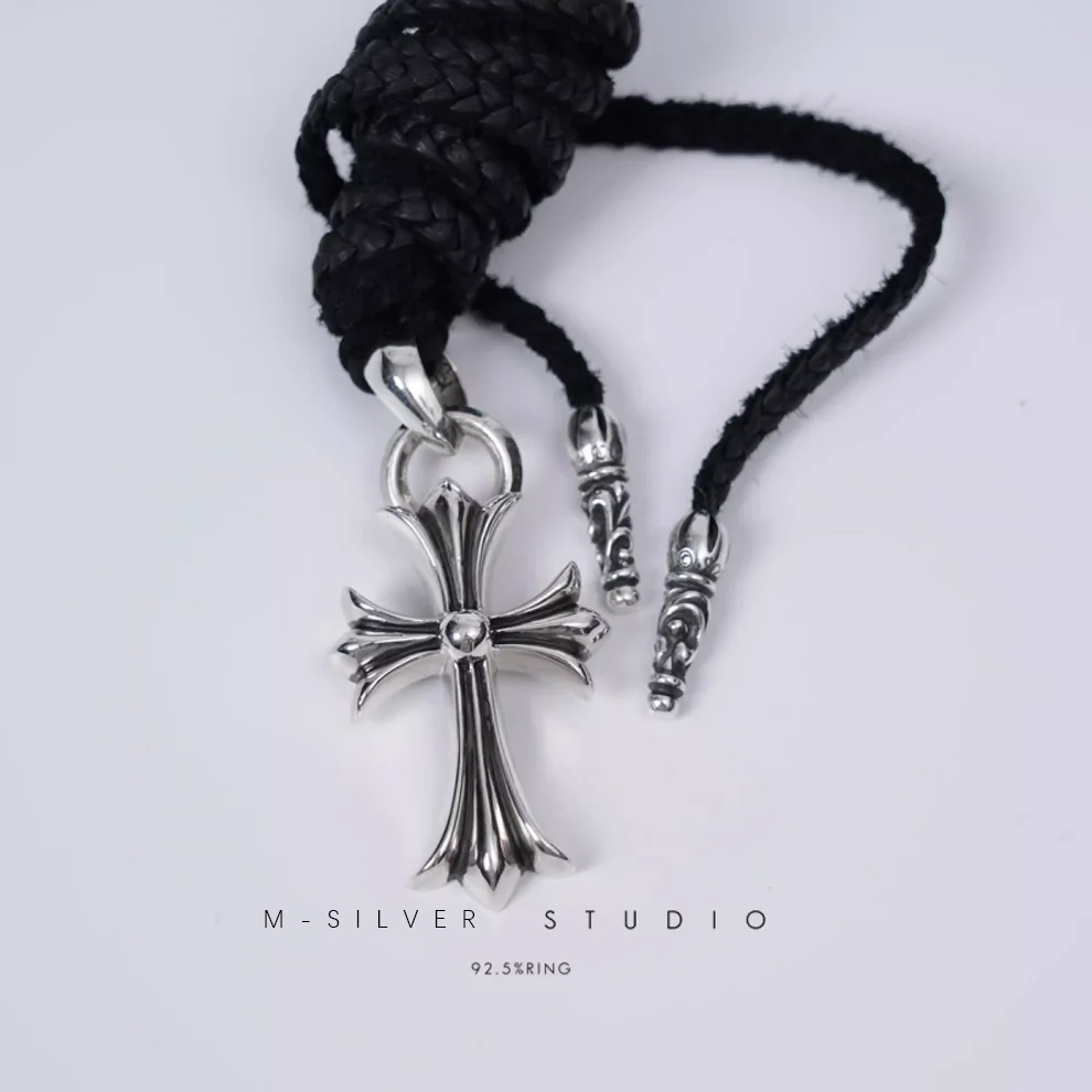Chrome Hearts Cross Ring - Gothic 925 Sterling Silver Jewelry | David Studio
