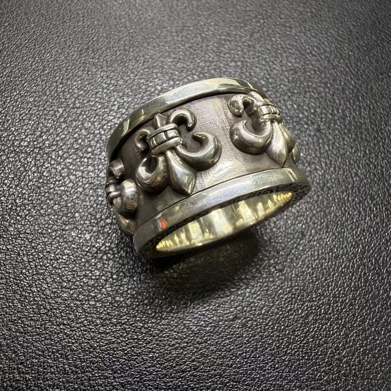 Chrome Hearts Cross Ring - Gothic 925 Sterling Silver Jewelry | David Studio