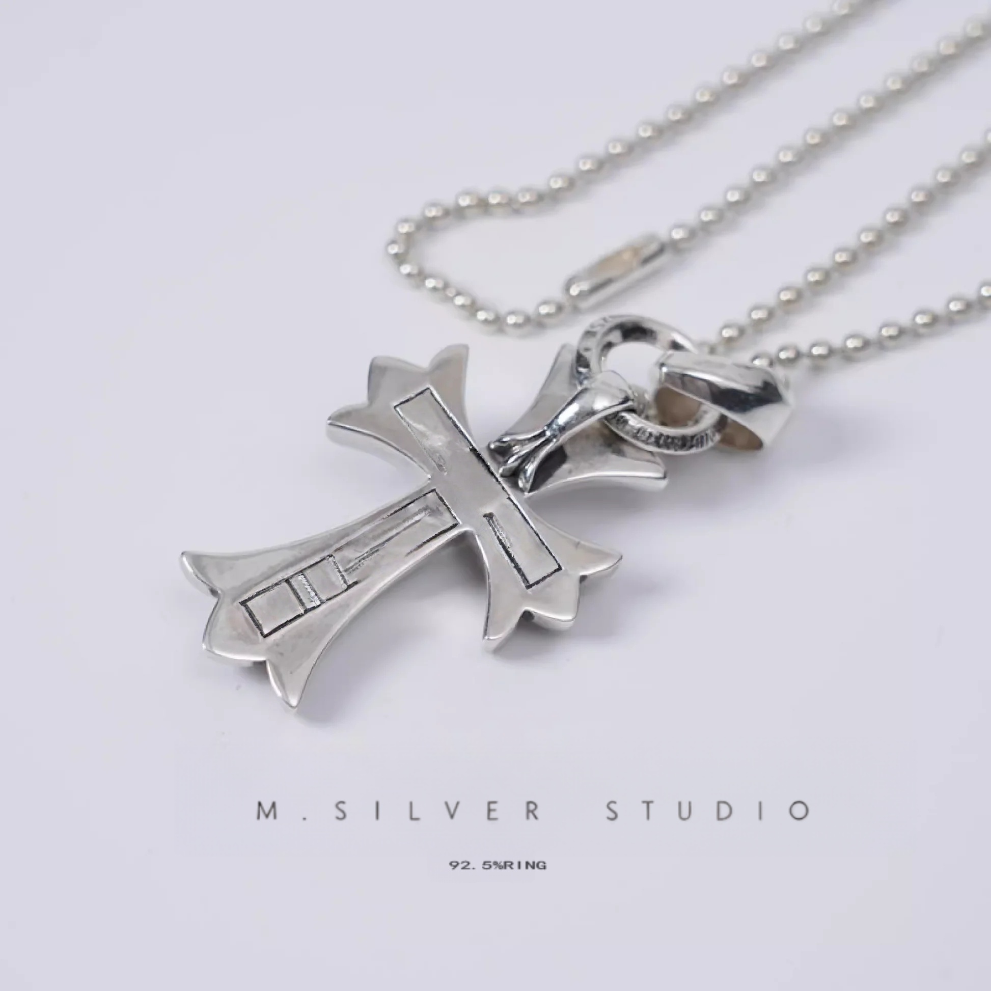 Chrome Hearts Cross Ring - Gothic 925 Sterling Silver Jewelry | David Studio