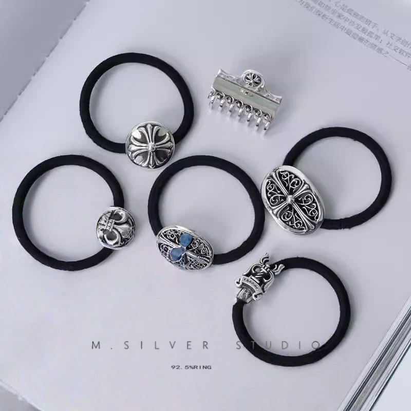 Chrome Hearts Cross Ring - Gothic 925 Sterling Silver Jewelry | David Studio