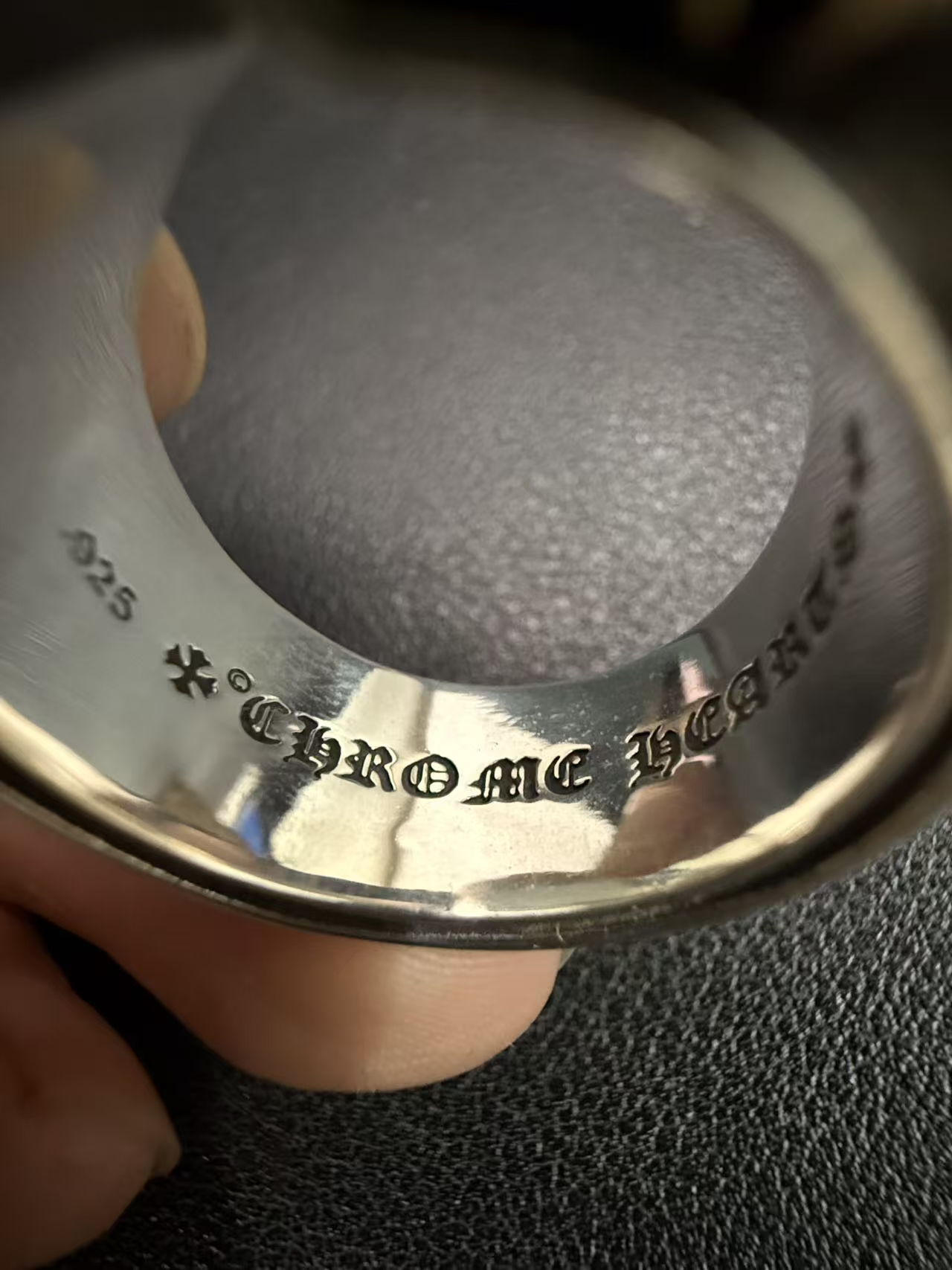 Chrome Hearts Cross Ring - Gothic 925 Sterling Silver Jewelry | David Studio