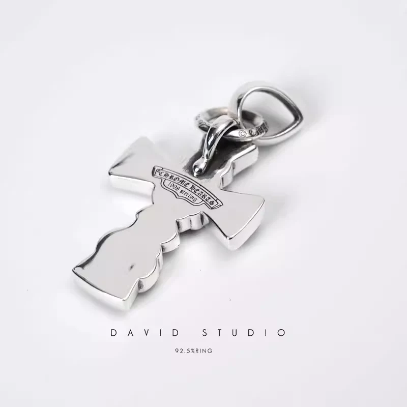 Chrome Hearts Cross Ring - Gothic 925 Sterling Silver Jewelry | David Studio
