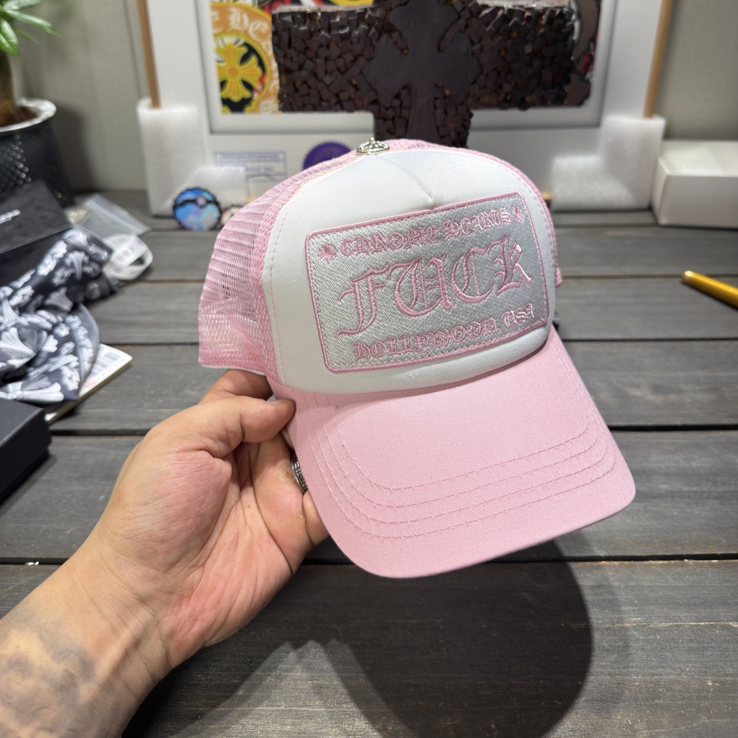 Chrome Hearts Cross Ring - Gothic 925 Sterling Silver Jewelry | David Studio