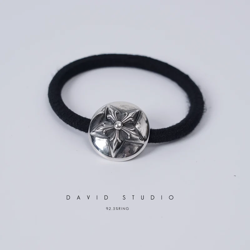 Chrome Hearts Cross Ring - Gothic 925 Sterling Silver Jewelry | David Studio