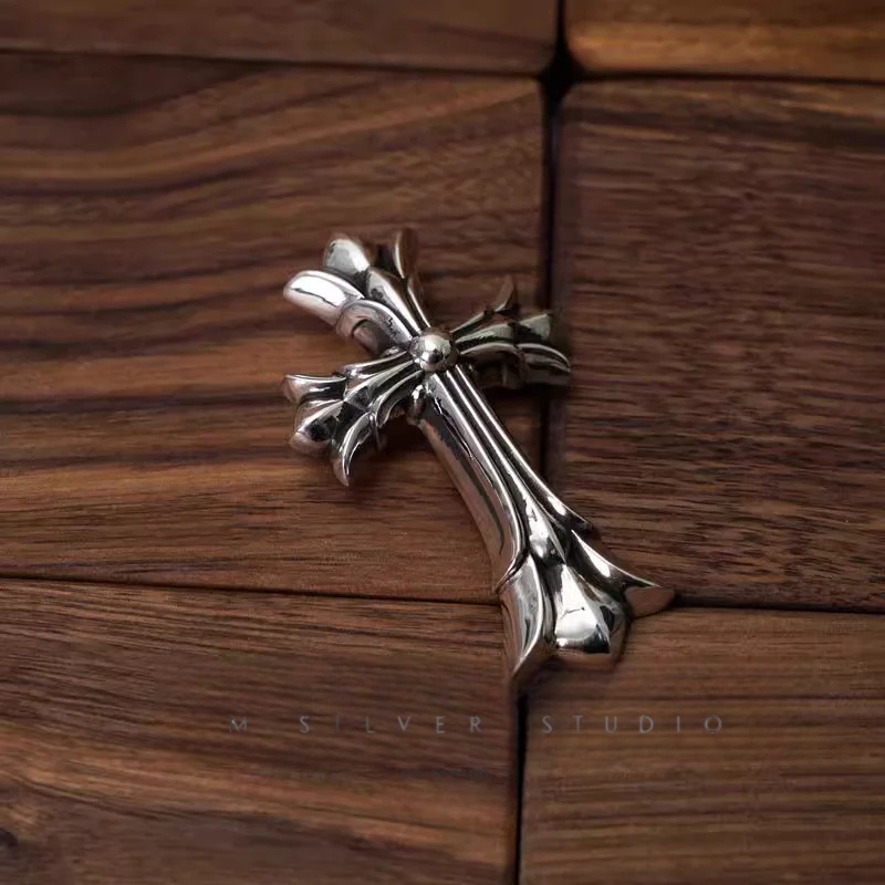 Chrome Hearts Cross Ring - Gothic 925 Sterling Silver Jewelry | David Studio