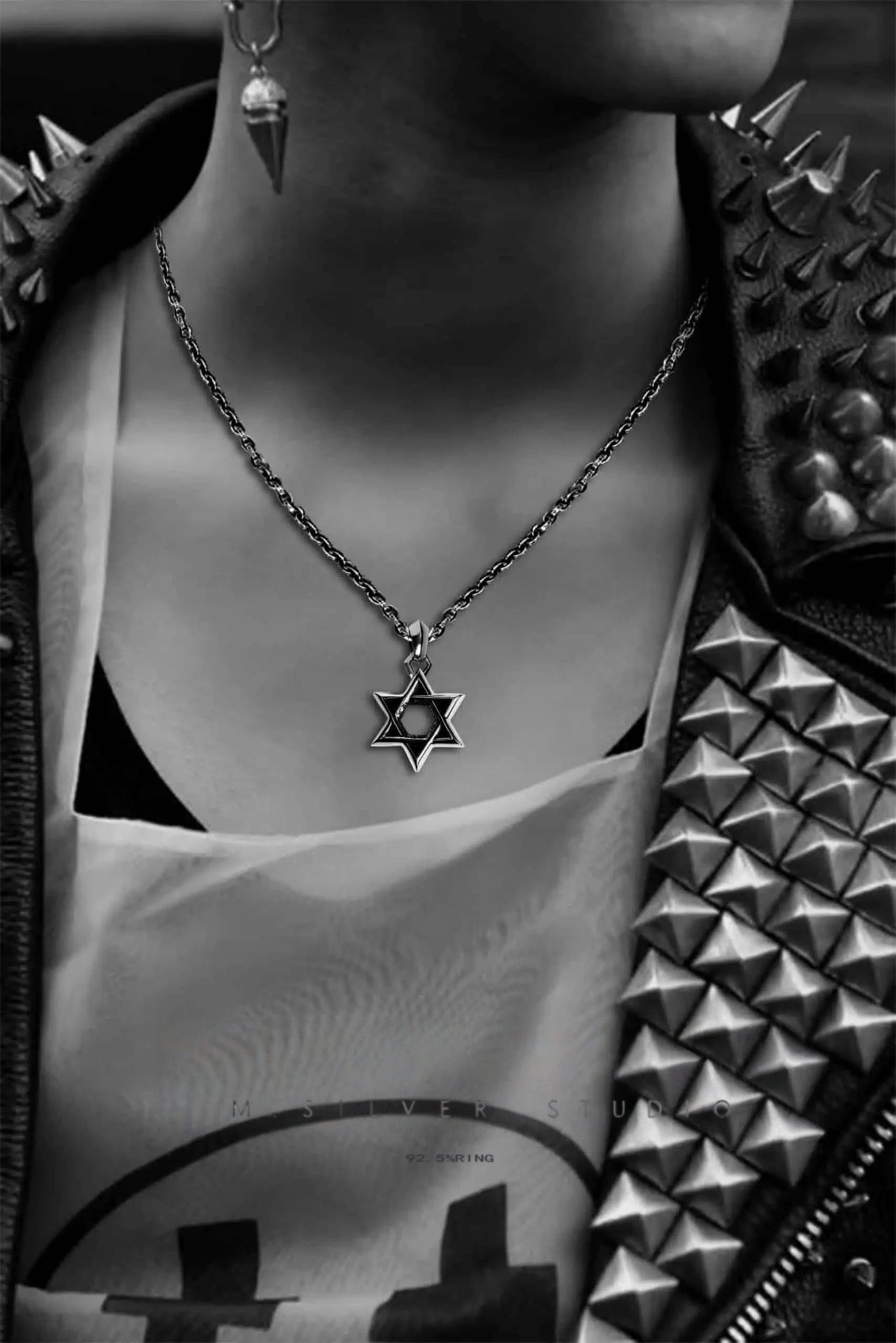 Chrome Hearts Cross Ring - Gothic 925 Sterling Silver Jewelry | David Studio