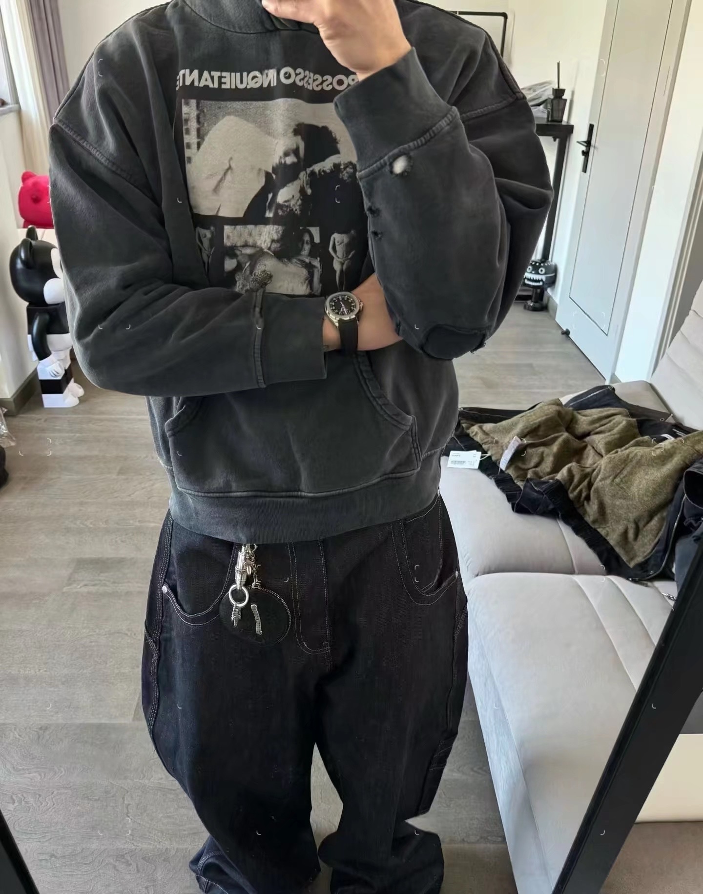 Chrome Hearts Cross Ring - Gothic 925 Sterling Silver Jewelry | David Studio