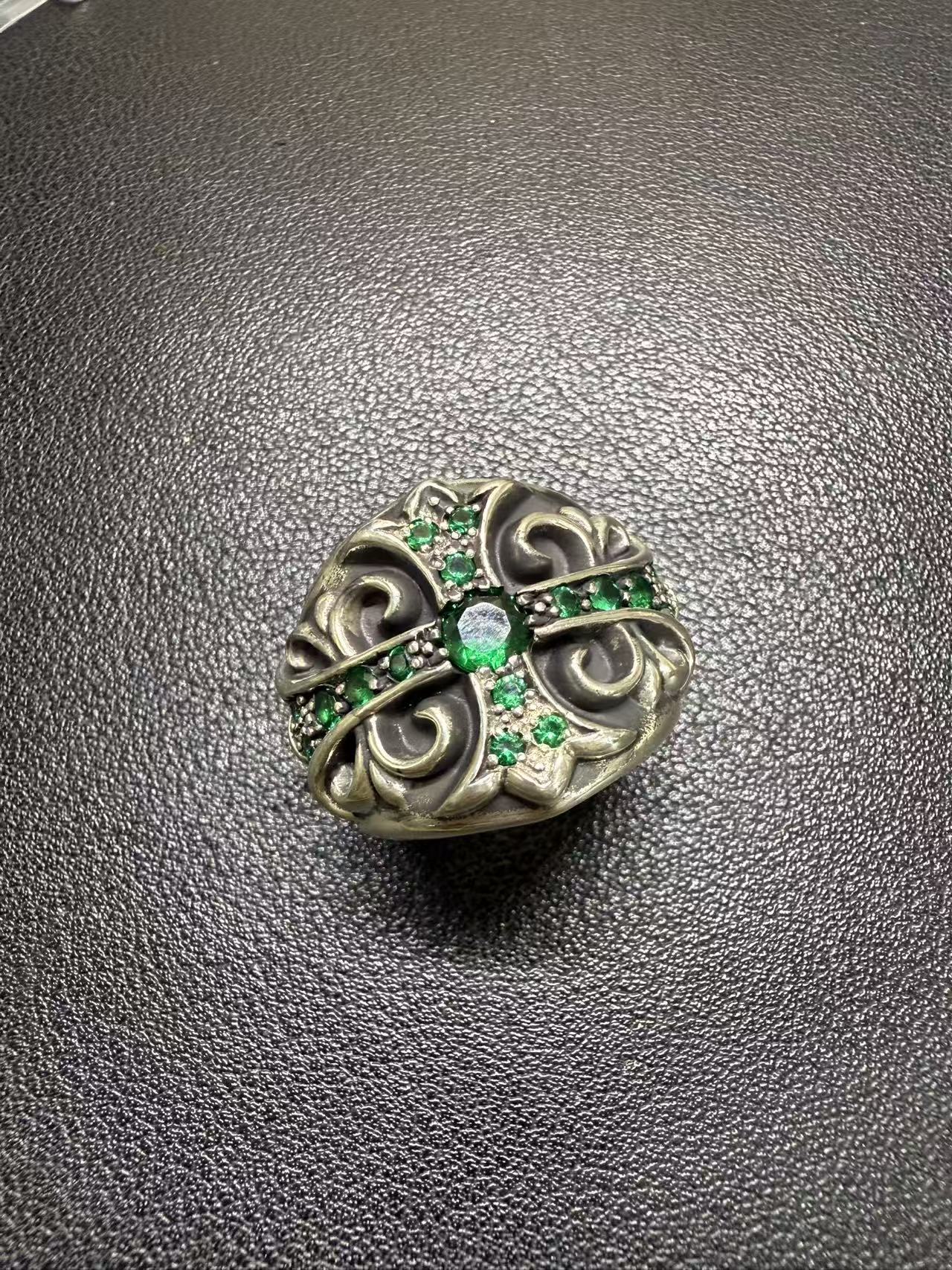 Chrome Hearts Cross Ring - Gothic 925 Sterling Silver Jewelry | David Studio