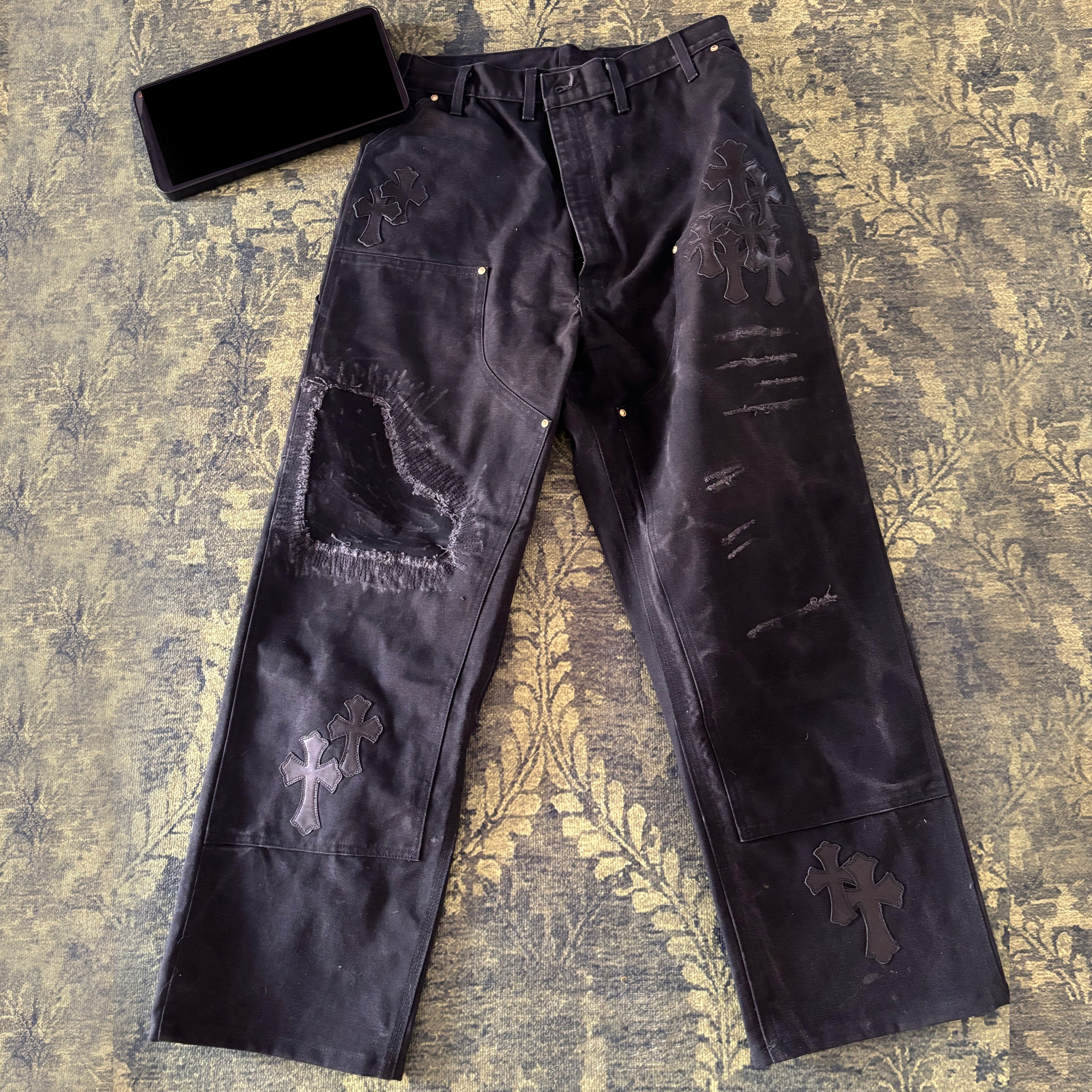 Chrome Hearts Cross Ring - Gothic 925 Sterling Silver Jewelry | David Studio