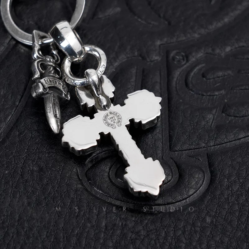 Chrome Hearts Cross Ring - Gothic 925 Sterling Silver Jewelry | David Studio