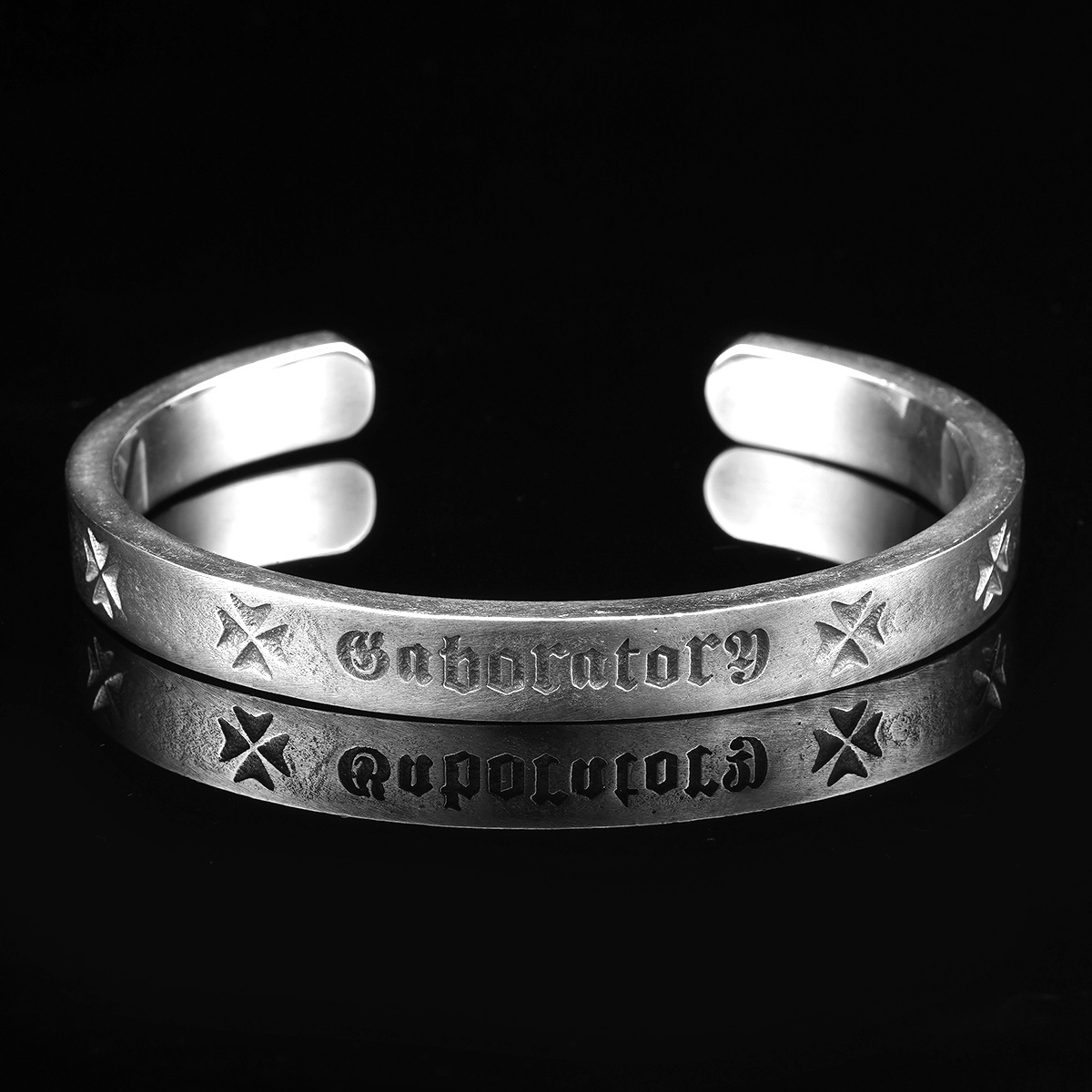 Chrome Hearts Cross Ring - Gothic 925 Sterling Silver Jewelry | David Studio