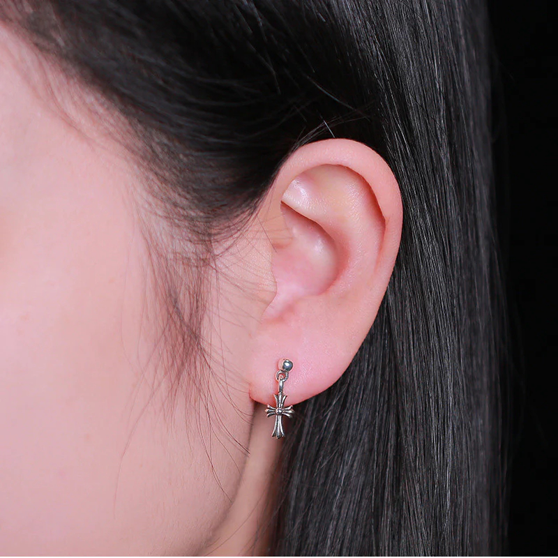 Chrome Hearts Cross Ring - Gothic 925 Sterling Silver Jewelry | David Studio