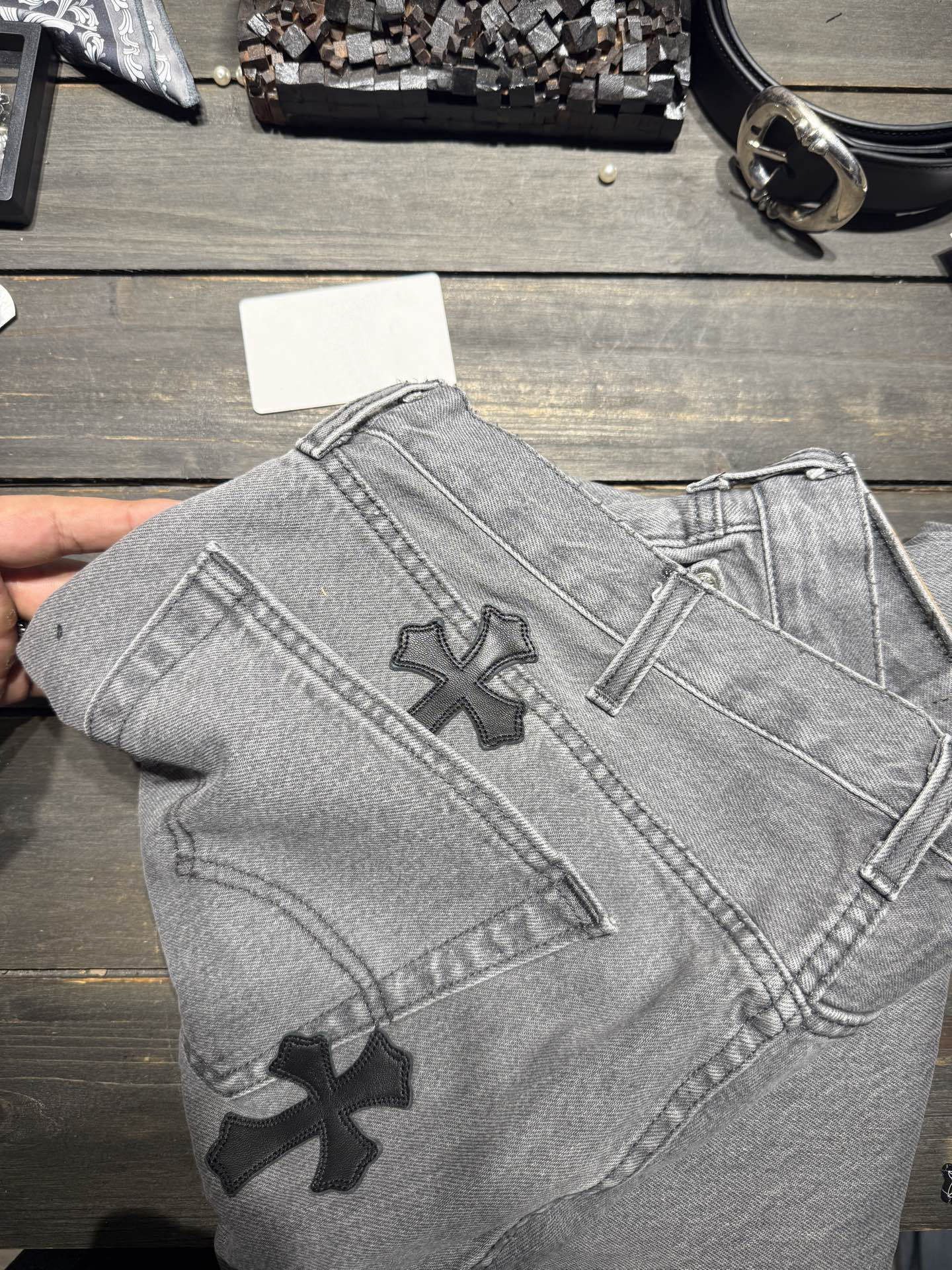 Chrome Hearts Cross Ring - Gothic 925 Sterling Silver Jewelry | David Studio