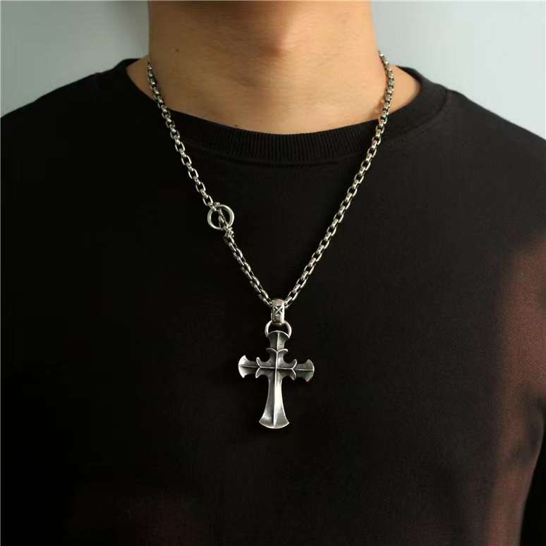 Chrome Hearts Cross Ring - Gothic 925 Sterling Silver Jewelry | David Studio