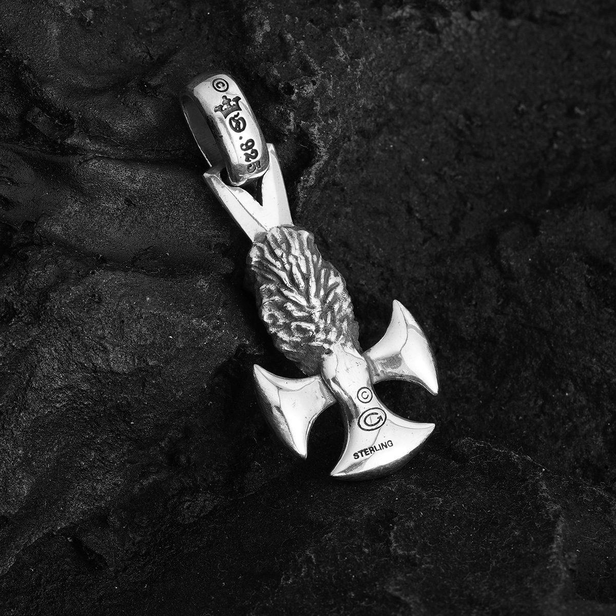 Chrome Hearts Cross Ring - Gothic 925 Sterling Silver Jewelry | David Studio