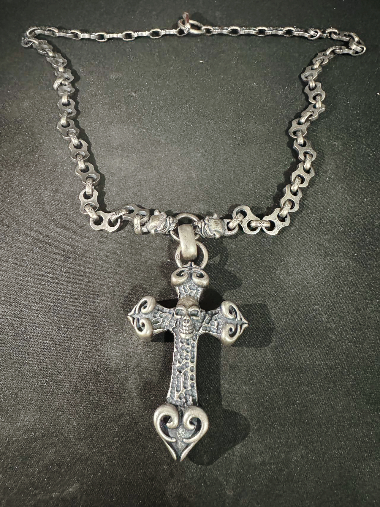 Chrome Hearts Cross Ring - Gothic 925 Sterling Silver Jewelry | David Studio