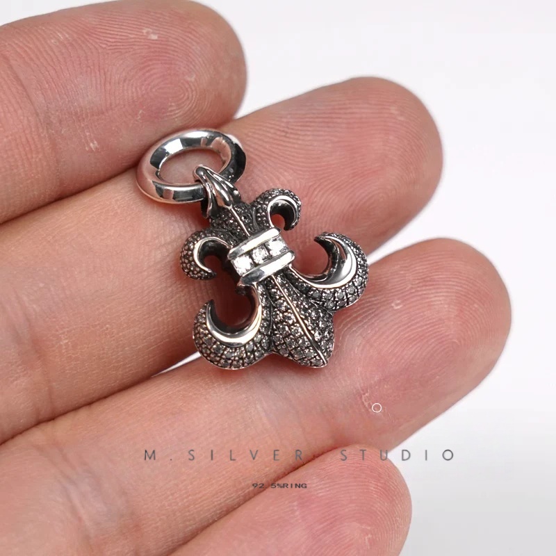 Chrome Hearts Cross Ring - Gothic 925 Sterling Silver Jewelry | David Studio