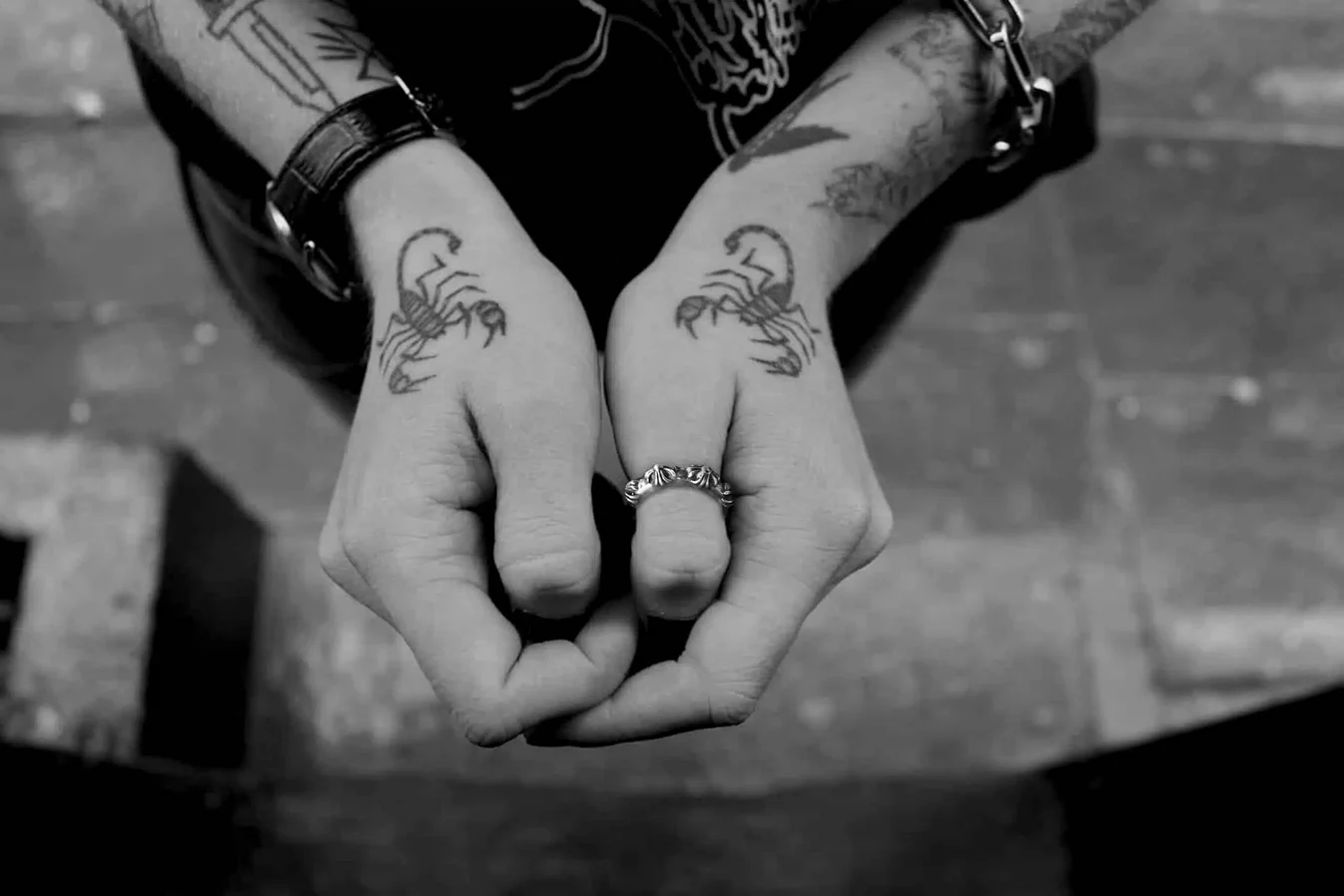 Chrome Hearts Cross Ring - Gothic 925 Sterling Silver Jewelry | David Studio