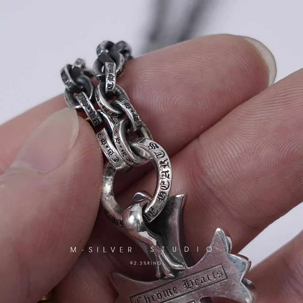 Chrome Hearts Cross Ring - Gothic 925 Sterling Silver Jewelry | David Studio