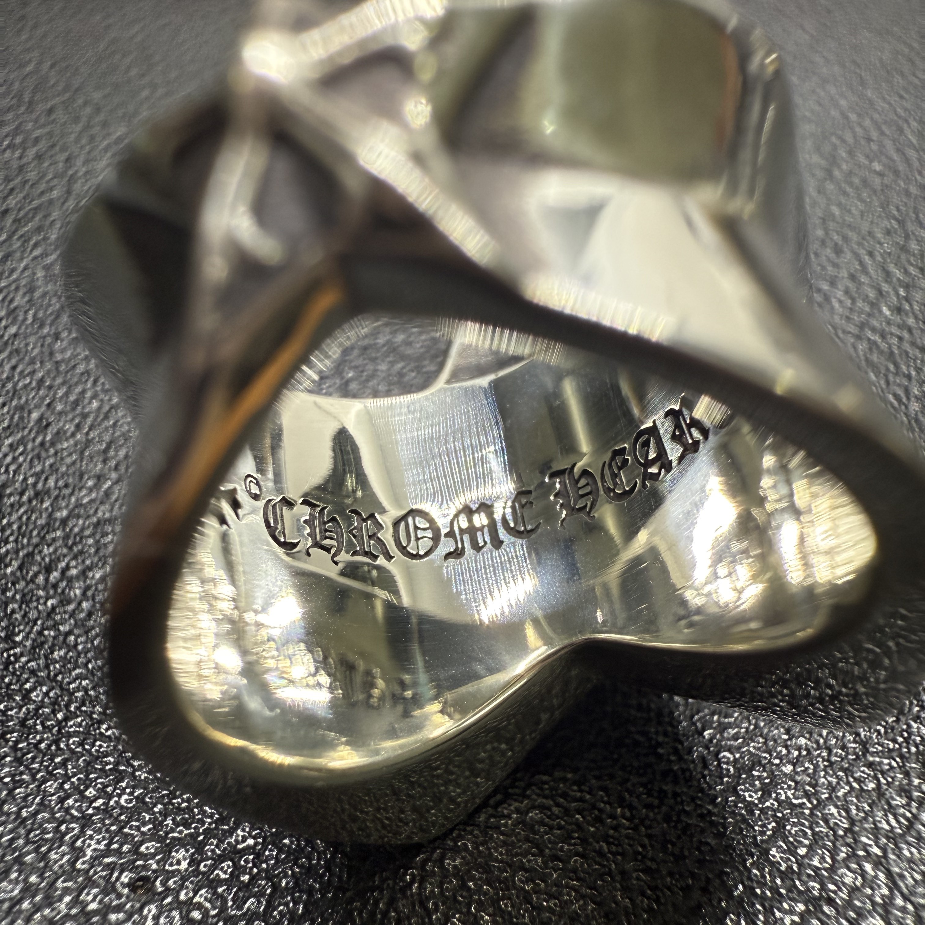 Chrome Hearts Cross Ring - Gothic 925 Sterling Silver Jewelry | David Studio