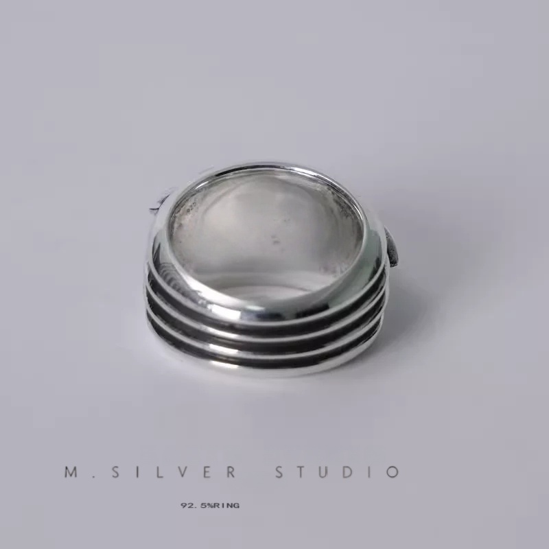 Chrome Hearts Cross Ring - Gothic 925 Sterling Silver Jewelry | David Studio