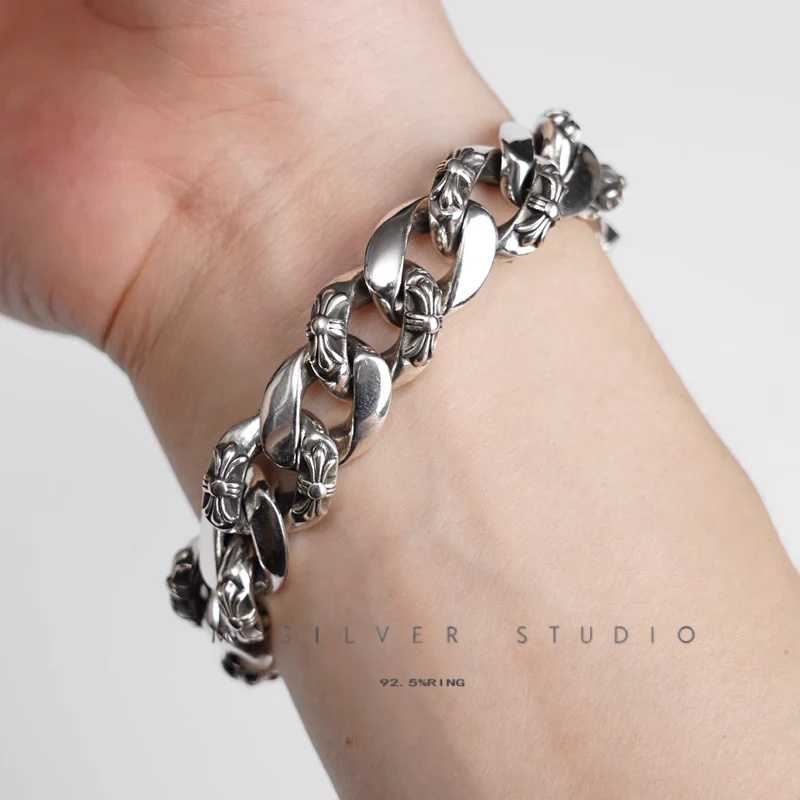 Chrome Hearts Cross Ring - Gothic 925 Sterling Silver Jewelry | David Studio