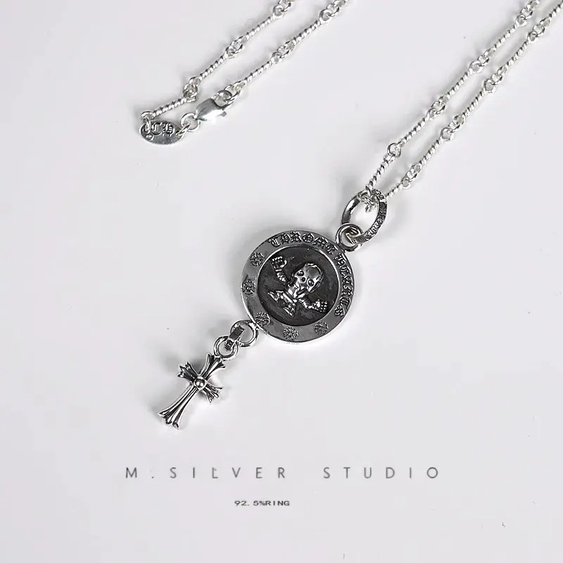 Chrome Hearts Cross Ring - Gothic 925 Sterling Silver Jewelry | David Studio