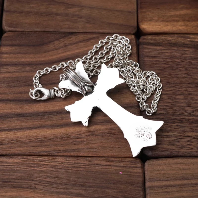 Chrome Hearts Cross Ring - Gothic 925 Sterling Silver Jewelry | David Studio