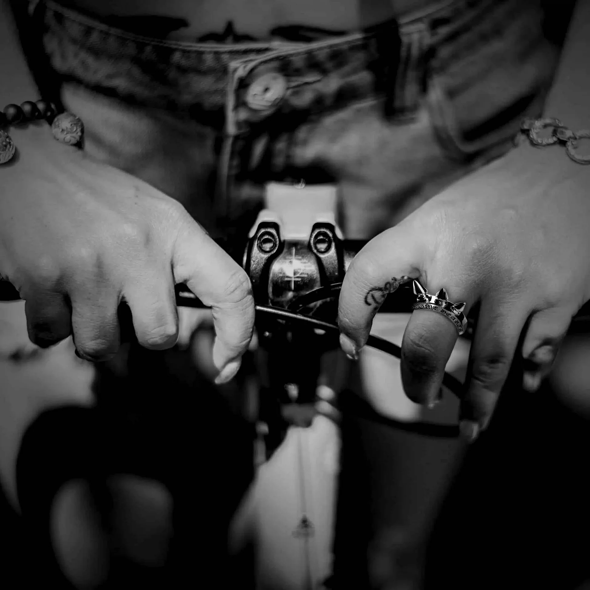 Chrome Hearts Cross Ring - Gothic 925 Sterling Silver Jewelry | David Studio