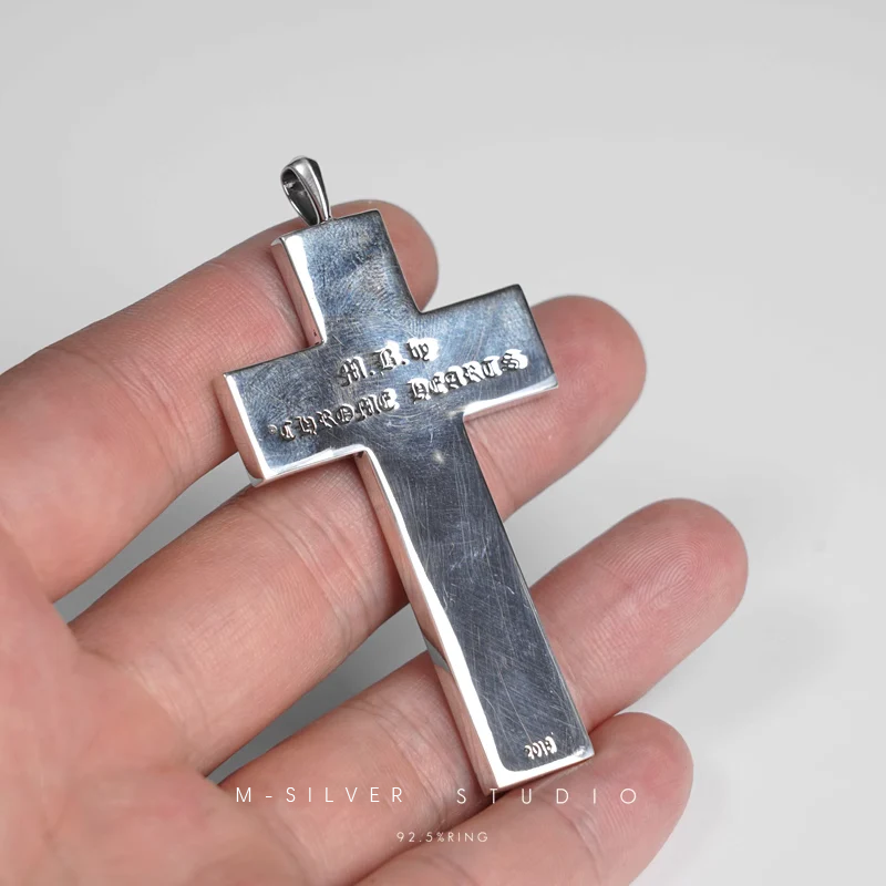 Chrome Hearts Cross Ring - Gothic 925 Sterling Silver Jewelry | David Studio