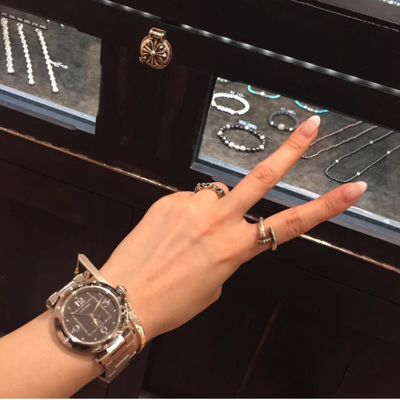 Chrome Hearts Cross Ring - Gothic 925 Sterling Silver Jewelry | David Studio