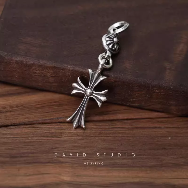 Chrome Hearts Cross Ring - Gothic 925 Sterling Silver Jewelry | David Studio