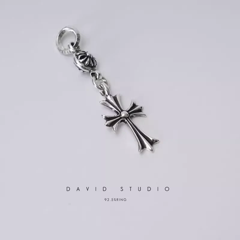 Chrome Hearts Cross Ring - Gothic 925 Sterling Silver Jewelry | David Studio