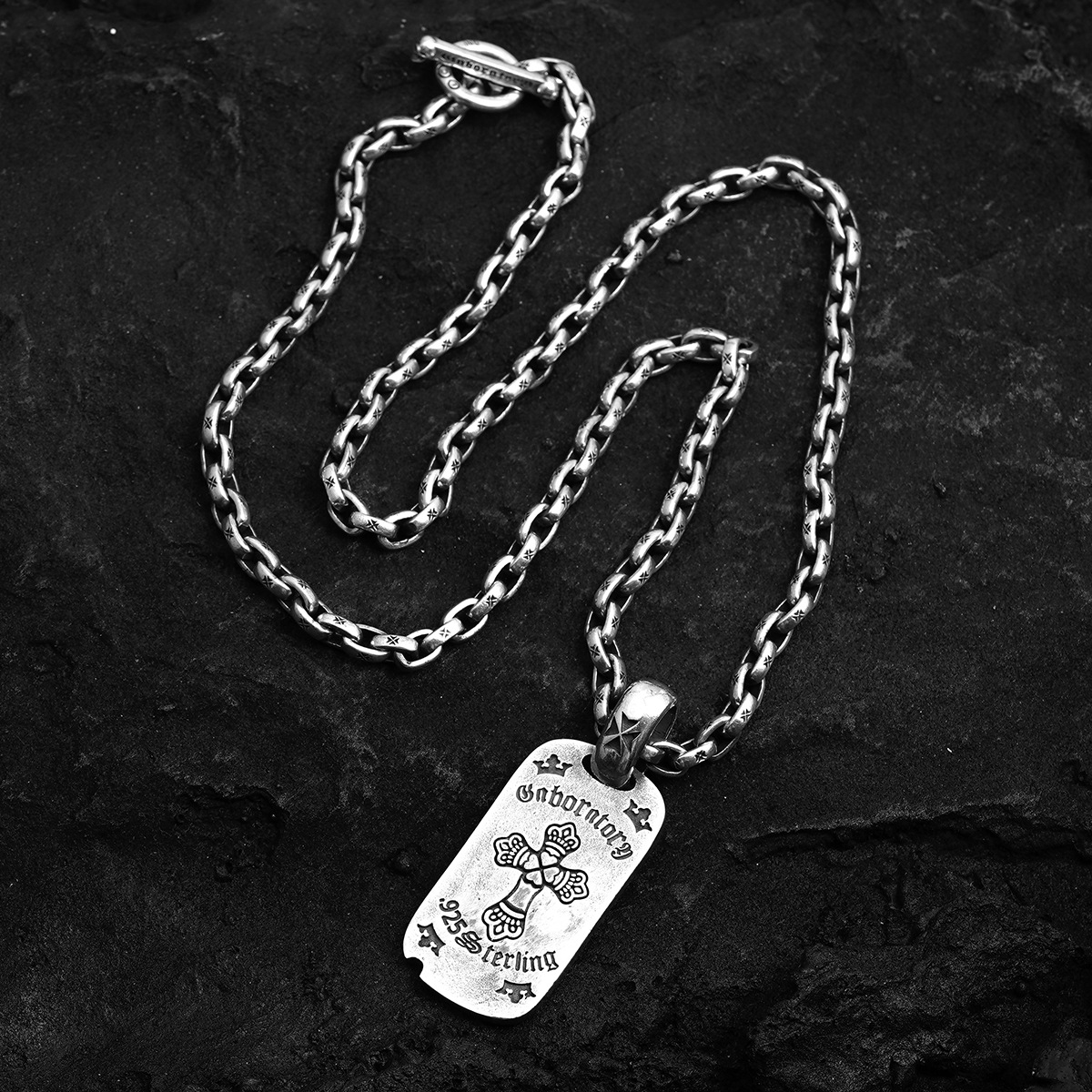 Chrome Hearts Cross Ring - Gothic 925 Sterling Silver Jewelry | David Studio