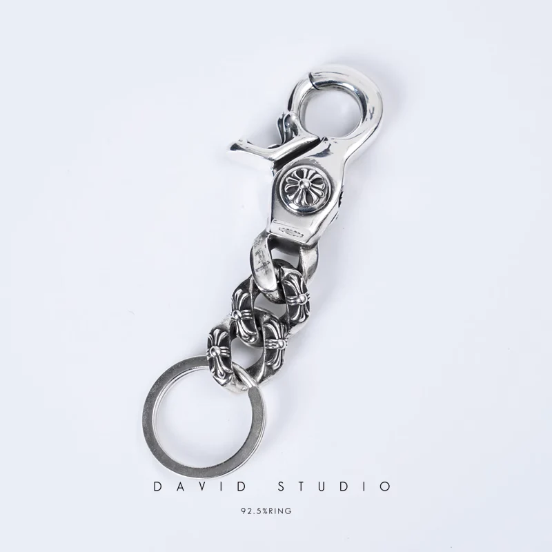 Chrome Hearts Cross Ring - Gothic 925 Sterling Silver Jewelry | David Studio