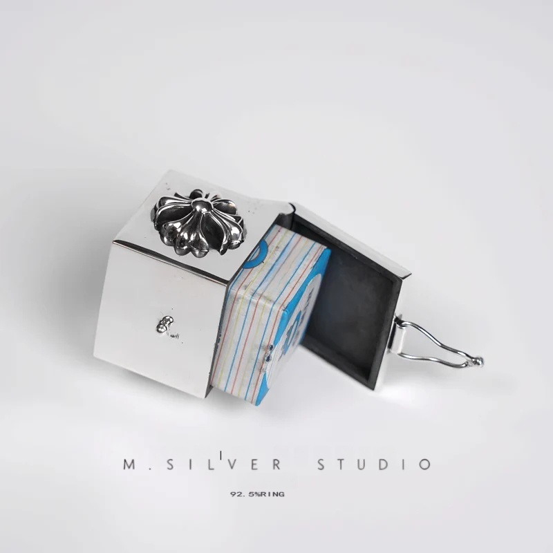 Chrome Hearts Cross Ring - Gothic 925 Sterling Silver Jewelry | David Studio