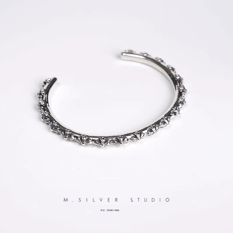 Chrome Hearts Cross Ring - Gothic 925 Sterling Silver Jewelry | David Studio