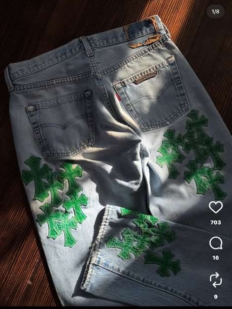 Chrome Hearts Cross Ring - Gothic 925 Sterling Silver Jewelry | David Studio