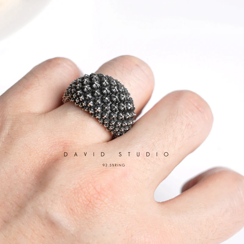 Chrome Hearts Cross Ring - Gothic 925 Sterling Silver Jewelry | David Studio