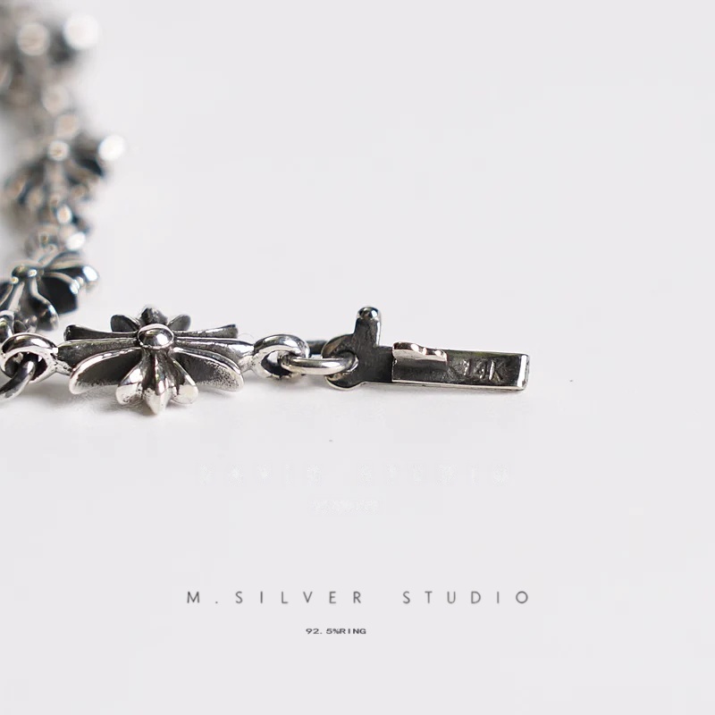 Chrome Hearts Cross Ring - Gothic 925 Sterling Silver Jewelry | David Studio