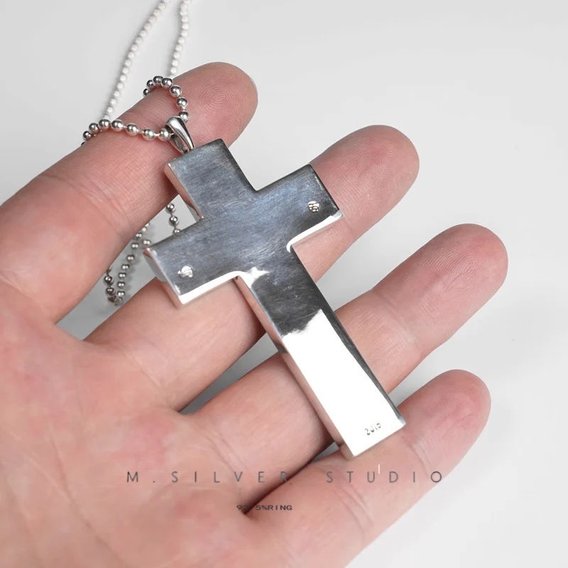 Chrome Hearts Cross Ring - Gothic 925 Sterling Silver Jewelry | David Studio