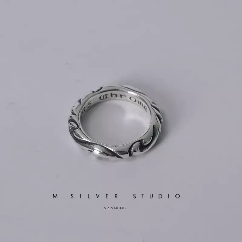 Chrome Hearts Cross Ring - Gothic 925 Sterling Silver Jewelry | David Studio