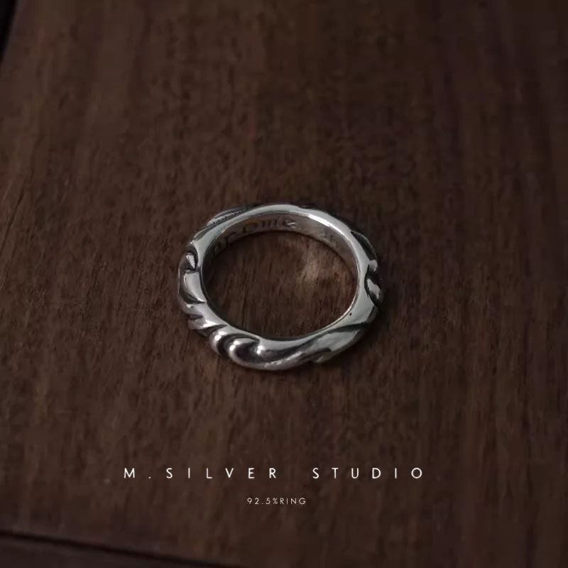 Chrome Hearts Cross Ring - Gothic 925 Sterling Silver Jewelry | David Studio