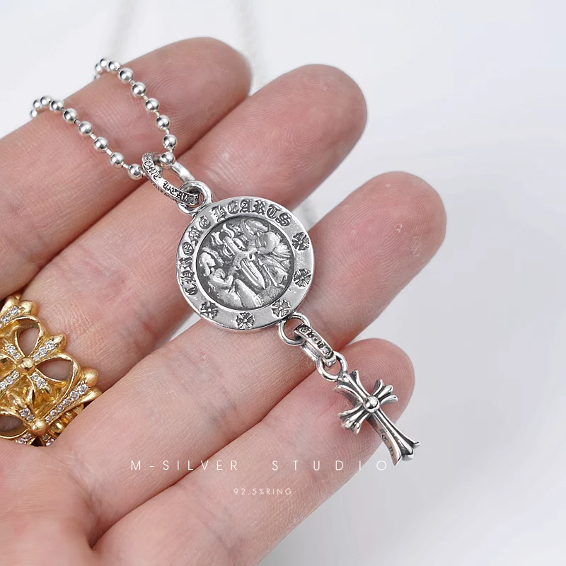 Chrome Hearts Cross Ring - Gothic 925 Sterling Silver Jewelry | David Studio