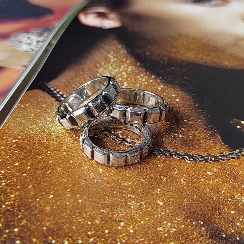 Chrome Hearts Cross Ring - Gothic 925 Sterling Silver Jewelry | David Studio